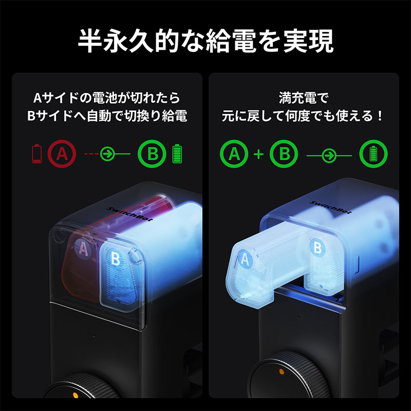 SwitchBot ロックPro専用 充電式バ...の紹介画像3