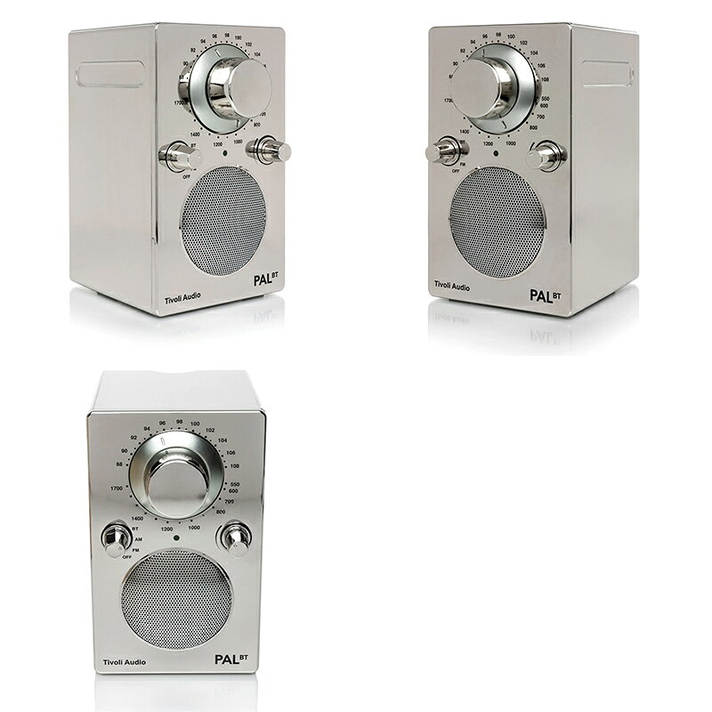 Tivoli Audio PAL BT Generation2 Bluetooth 5.0 ポータブル ラジオ スピーカー Chrome # PALBT-9481-JP チボリオーディオ (Bluetooth接続スピーカー ) おしゃれ クローム 防災 体操 kitcut-10136500 Apple専門店 キットカット サンプル画像3