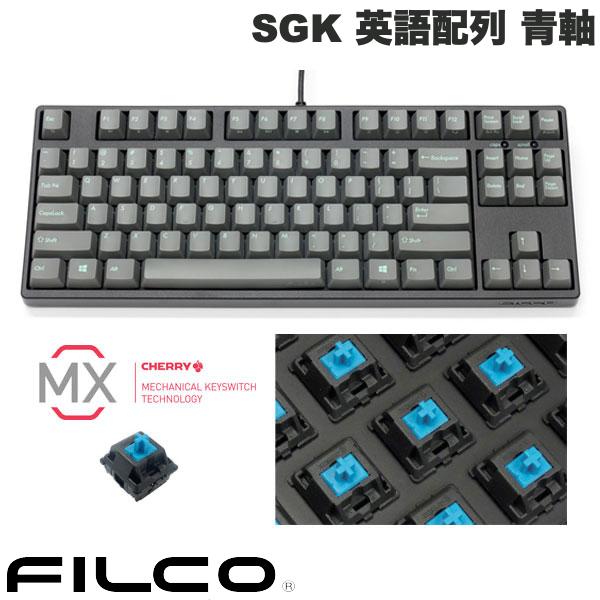 FILCO Majestouch + SGK �Ѹ����� ͭ�� �ƥ󥭡��쥹 CHERRY MX �ļ� 87���� �֥�å��ե졼�ࡦ���������졼��������å� # FKBN87MC/ESG3GM �ե��륳 (�����ܡ���)