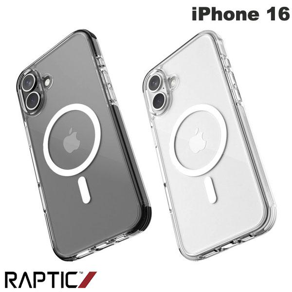 RAPTIC iPhone 16 Clear MagSafe対応 PCxTPU ハイブリッドケース ラプティック (スマホケース・カバー) マグネット