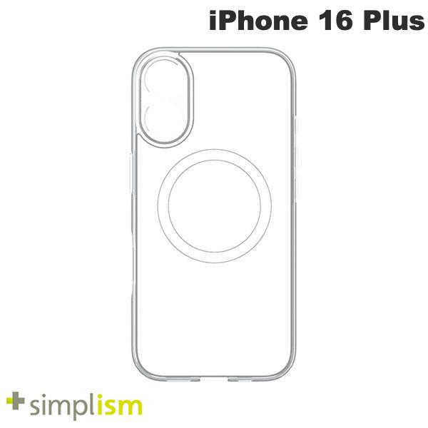 트리니티 Simplism iPhone 16 Plus Turtle MagSafe 대응 하이브리드 클리어 케이스 화이트 링 # TR-IP24L2-TTMS-CLWT 심플리즘 (스마트폰 케이스 커버) 마그넷