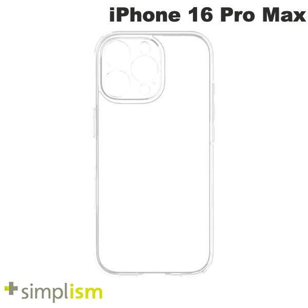 [2024] Trinity Simplism iPhone 16 Pro Max Turtle Solid Ultra-Precise Hybrid Case Clear # TR-IP24L3-TTSL-CL Simplism (Smartphone Case/Cover)