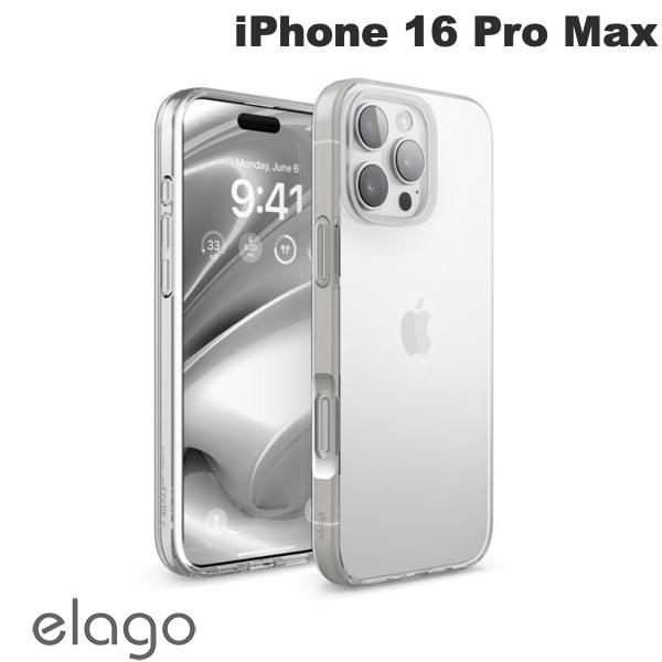 Rakuten - ［2024］ elago iPhone 16 Pro Max HYBRID CASE ハイブリッドケース Clear # EL_IPGCSPTHB_CL エラゴ (スマホケース・カバー)