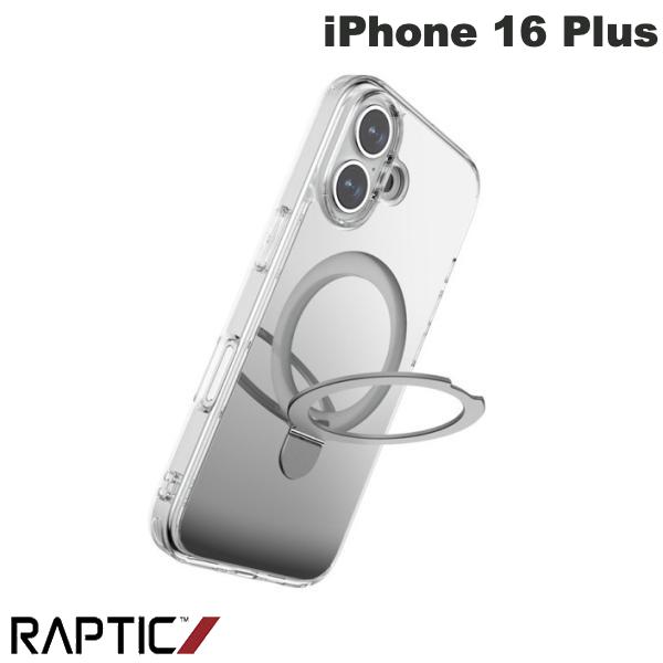 Rakuten - ［2024］ RAPTIC iPhone 16 Plus Air Stand MagSafe対応 スタンド付き 耐衝撃ケース Clear Mirror # RT_IPBCSPTAS_CM ラプティック (スマホケース・カバー) マグネット