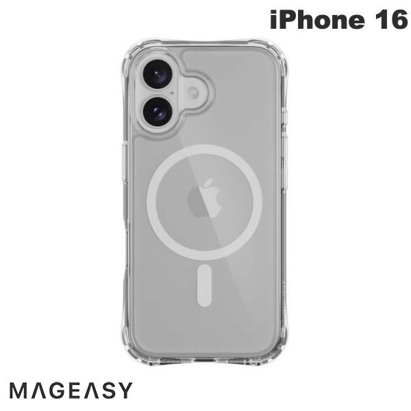 Rakuten - ［2024］ MagEasy iPhone 16 Atoms M PCxTPU ハイブリッドケース MagSafe対応 Transparent # ME_IPNCSPTTM_TR マグイージー (スマホケース・カバー) マグネット