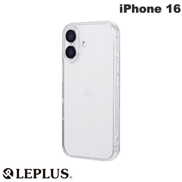 [2024] LEPLUS iPhone 16 Camera Lens Protection Hybrid Case UTILO All Cover Clear # LN-IM24CACCL LEPLUS (Smartphone Case/Cover)