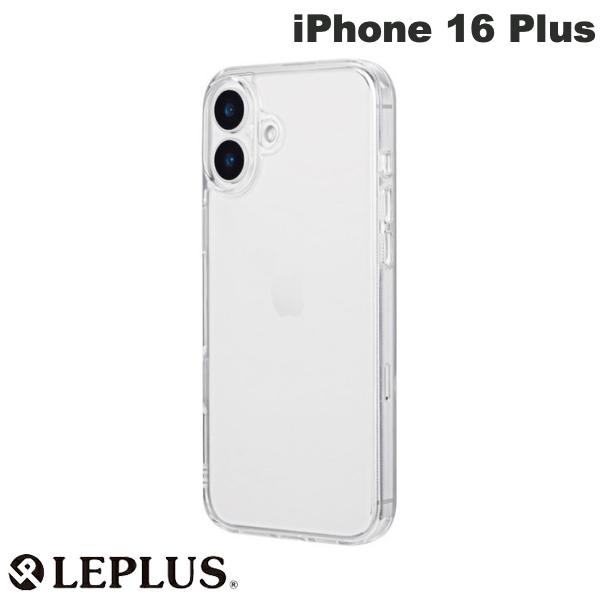 乐天商城 - ［2024］ LEPLUS iPhone 16 Plus 耐傷・ガラスハイブリッドケース UTILO Hybrid Glass クリア # LN-IA24CGSCL ルプラス (スマホケース・カバー)