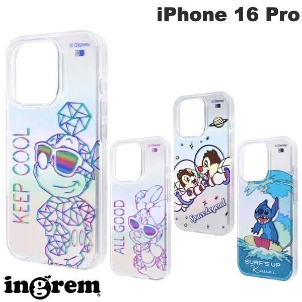 ingrem iPhone 16 Pro 디즈니 피카테루 충격 흡수 범퍼 TPU 소프트 케이스 잉글렘 (스마트폰 케이스·커버) 미키 미니 칩 데일 스티치 캐릭터 귀여운