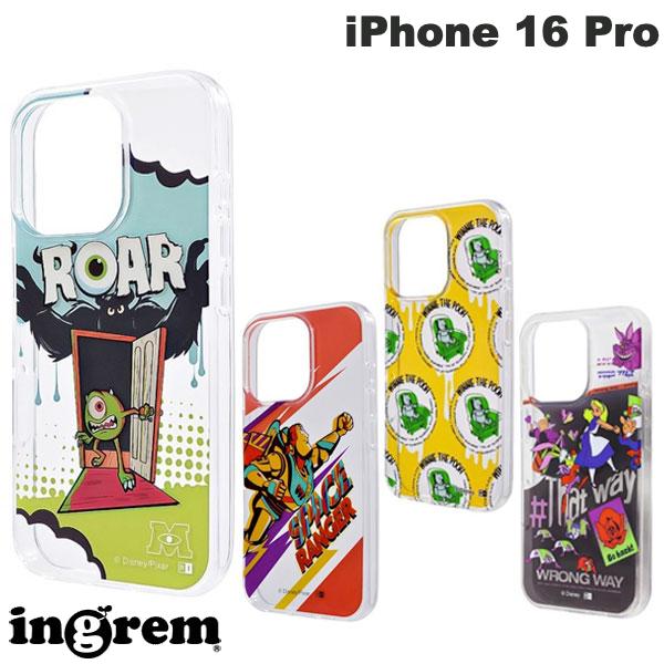 ingrem iPhone 16 Pro 디즈니 / 픽사 피카테루 충격 흡수 범퍼 TPU 소프트 케이스 잉글렘 (스마트폰 케이스·커버) 푸씨 앨리스 버즈 마이크 캐릭터 귀여운
