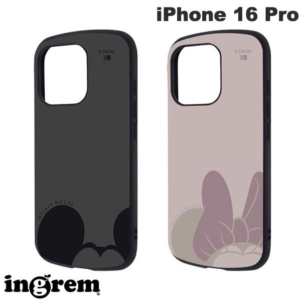 ingrem iPhone 16 Pro 디즈니 슈퍼! 보호 케이스 MiA 충격 흡수 범퍼 하이브리드 케이스 잉글렘 (스마트폰 케이스·커버) 미키 미니 캐릭터 귀여운
