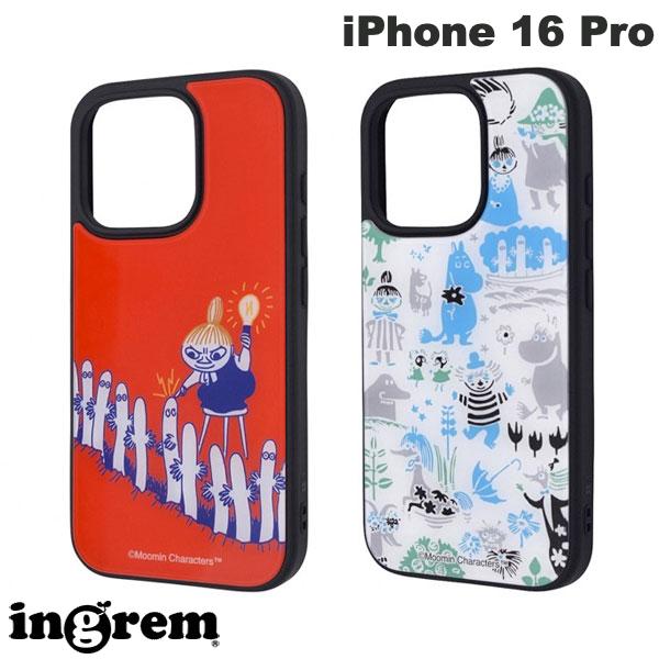 Rakuten - ［2024］ ingrem iPhone 16 Pro ムーミン maru 衝撃吸収 バンパー ハイブリッドケース イングレム (スマホケース・カバー) リトルミイ ニョロニョロ キャラクター かわいい