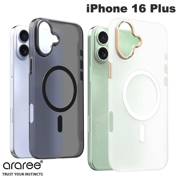 araree iPhone 16 Plus AERO FRAME MagSafe 대응 케이스 아라리(스마트폰 케이스·커버) 마그넷