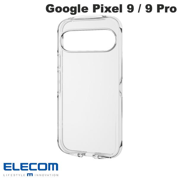 Rakuten - ［2024］ELECOM エレコム Google Pixel 9 / 9 Pro ソフトケース TOUGH SLIM LITE 衝撃吸収 ストラップシート付属 クリア # PM-P242TSLUCCR エレコム (アンドロイドスマホケース・カバー)