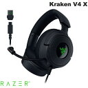【25日限定 エントリー&抽選で最大100%ポイントバック】 【国内正規品】 Razer Kraken V4 X Razer Chroma RGB 対応 有線 ...