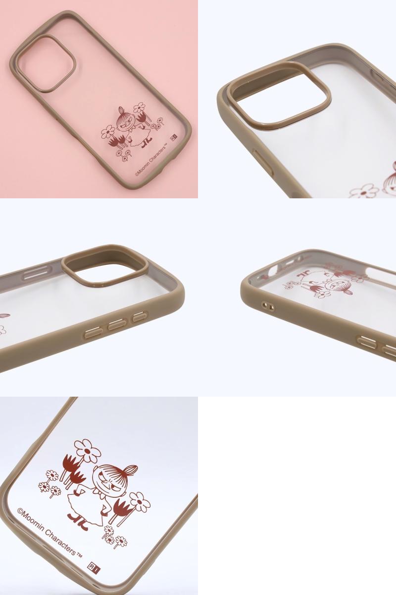 ingrem iPhone 16 Pro Puffull 衝撃吸収 バンパー ハイブリッドケース ミッフィー # IN-BP47CMD2/MFM イングレム (スマホケース・カバー) キャラクター かわいい 耐衝撃 透明