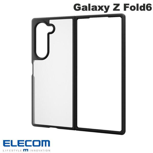 乐天商城 - ［2024］ELECOM エレコム Galaxy Z Fold6 ハイブリッドケース TOUGH SLIM LITE フレームカラー 背面クリア ブラック # PM-G245TSLFCBK エレコム (アンドロイドスマホケース・カバー)
