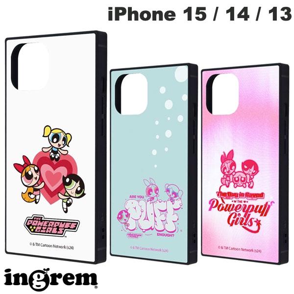 Rakuten - ingrem iPhone 15 / 14 / 13 パワーパフガールズ KAKU 衝撃吸収 バンパー スクエア ハイブリッドケース イングレム (スマホケース・カバー)