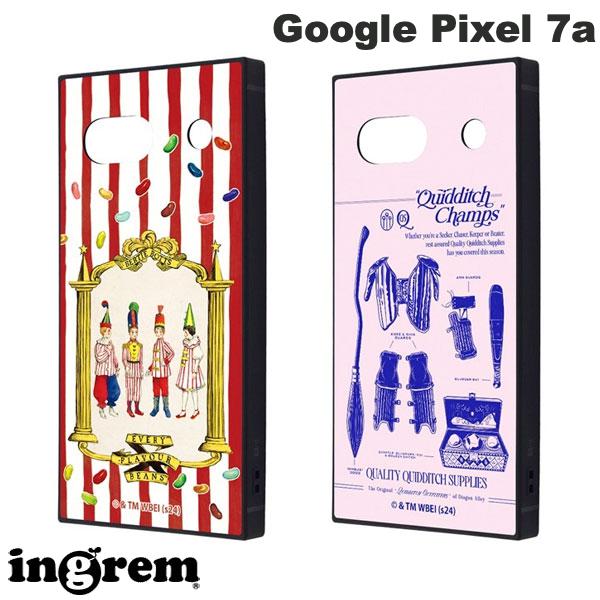 ingrem Google Pixel 7a ハリー・ポッター KAKU 衝撃吸収 バンパー スクエア ハイブリッドケース イングレム (アンドロイドスマホケース・カバー) 百味ビーンズ クィディッチ