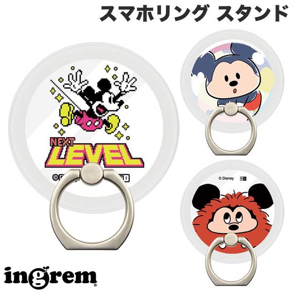 乐天商城 - ingrem ディズニー magness マグネット スマホリング スタンド イングレム (スマホリング) ミッキーマウス iPhone バンカーリング アイリング スタンド 落下防止 キャラクター かわいい