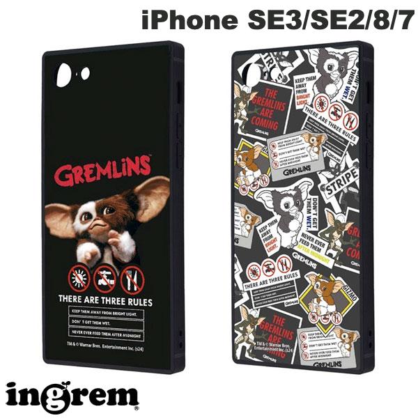 乐天商城 - ingrem iPhone SE 第3世代 / SE 第2世代 / 8 / 7 グレムリン KAKU 衝撃吸収 バンパー スクエア トリプルハイブリッドケース イングレム (スマホケース・カバー) ギズモ
