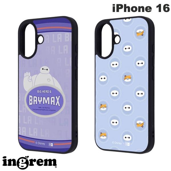 ingrem iPhone 16 디즈니 maru 충격 흡수 범퍼 하이브리드 케이스 잉글렘 (스마트폰 케이스·커버) 베이 맥스 캐릭터 귀여운