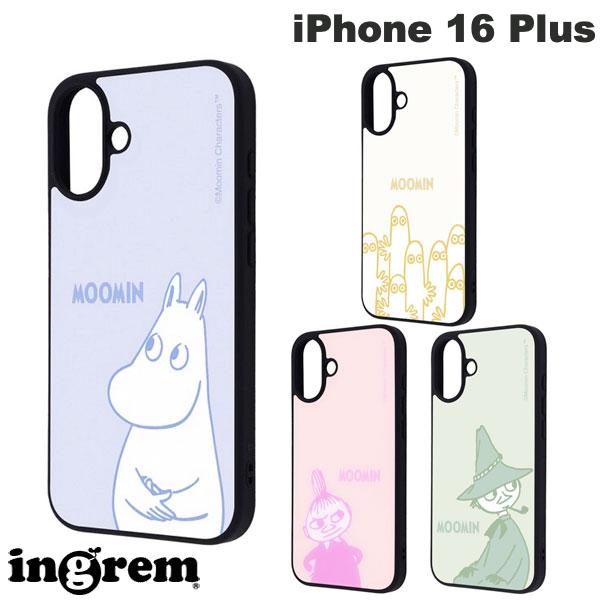 ingrem iPhone 16 Plus 무민 maru 충격 흡수 범퍼 하이브리드 케이스 잉글렘 (스마트폰 케이스·커버) 캐릭터 귀여운