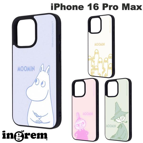 ingrem iPhone 16 Pro Max 무민 maru 충격 흡수 범퍼 하이브리드 케이스 잉글렘 (스마트폰 케이스·커버) 캐릭터 귀여운