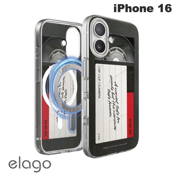 elago iPhone 16 monthly elago MAGNETIC HYBRID CASE マグネット搭載ハイブリッドケース Beta Cam # EL_IPNCSPTMQ_BC エラゴ (スマホケース・カバー)