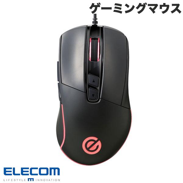 ELECOM エレコム ゲーミングマウス 光学式 8000万回耐久スイッチ 6200dpi 5ボタン 有線 ブラック # M-G01URBK エレコム (マウス)