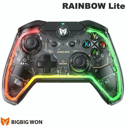 BIGBIG WON RAINBOW Lite 有線ゲームコントローラー 任天堂Switch / Windows対応 スケルトンデザイン # RAINBOW Lite ビッグビッグウォン (ゲームパッド) ゲームコントローラー BIGBIG WON RAINBOW Lite 有線ゲームコントローラー 任天堂Switch / Windows対応 スケルトンデザイン # RAINBOW Lite ビッグビッグウォン (ゲームパッド) ゲームコントローラー
