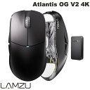 LAMZU Atlantis OG V2 4K 4Kレシーバー付属 ワイヤレスゲーミングマウス Charcoal Black # ラムズ アトランティス 最大4000Hz