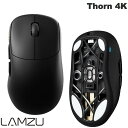 LAMZU Thorn 4K 4Kレシーバー付属 ワイヤレスゲーミングマウス Black # ラムズ 有線 軽量 約52g