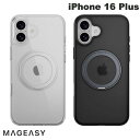 MagEasy iPhone 16 Plus MagStand 360 M C MagSafe対応 カメラコントロールカバー付き 耐衝撃ケース マグイージー (スマホケース・カバー)