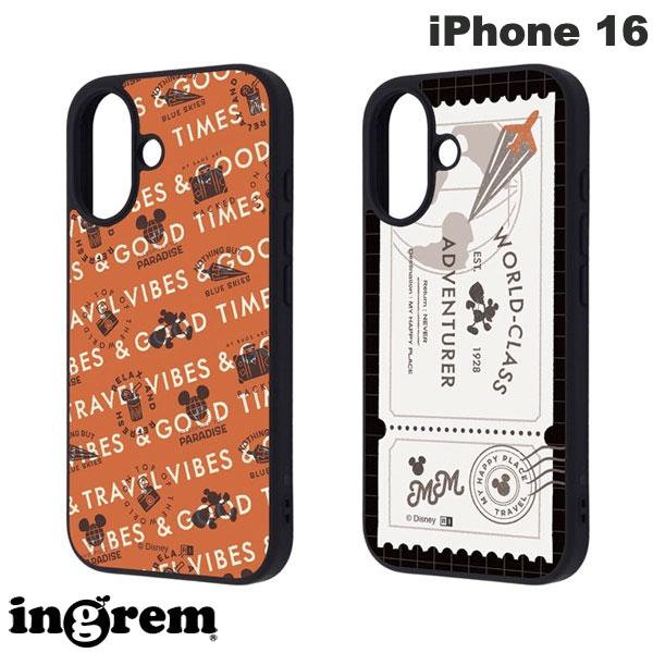 Rakuten - ［2024］ ingrem iPhone 16 ディズニー maru 衝撃吸収 バンパー ハイブリッドケース イングレム (スマホケース・カバー) キャラクター かわいい