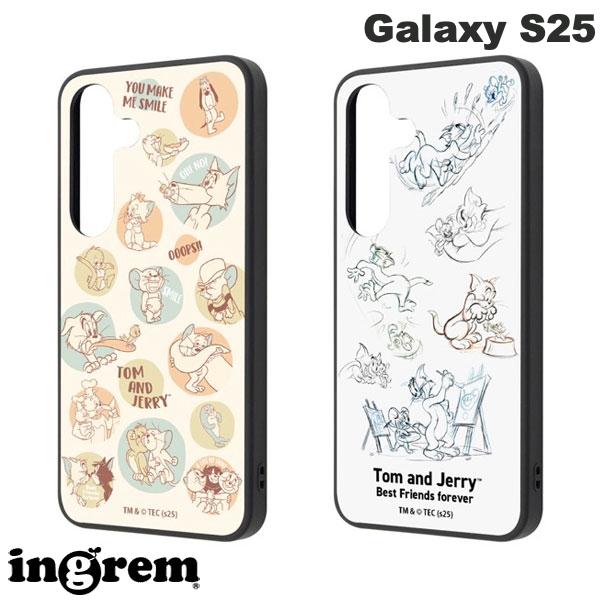 乐天商城 - ［2025］ ingrem Galaxy S25 トムとジェリー maru 衝撃吸収 バンパー ハイブリッドケース イングレム (アンドロイドスマホケース・カバー)