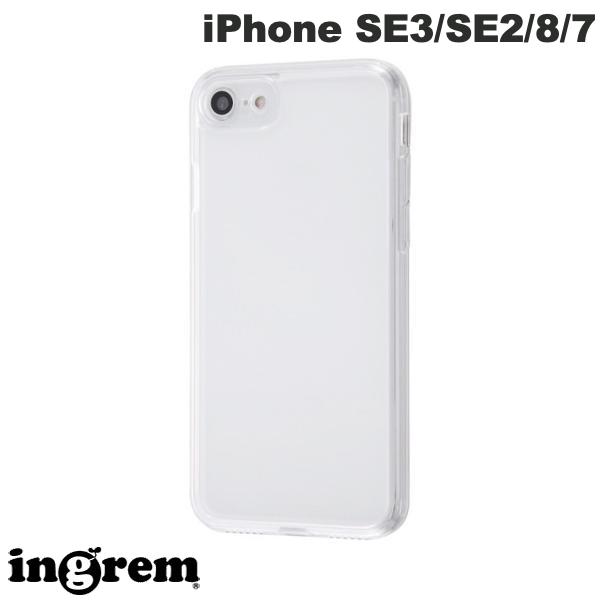 ingrem iPhone SE 3rd Generation / SE 2nd Generation / 8 / 7 Glass Hybrid Case Clear # IS-P34CC11/CM (Smartphone Case/Cover)