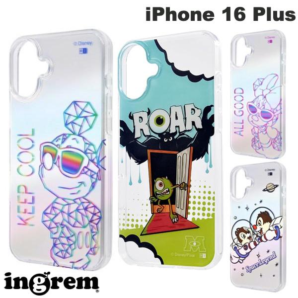 Rakuten - ［2024］ ingrem iPhone 16 Plus ディズニー / ピクサー ぴかてる 衝撃吸収 バンパー TPUソフトケース イングレム (スマホケース・カバー) ミッキー ミニー チップ デール スティッチ マイク キャラクター かわいい