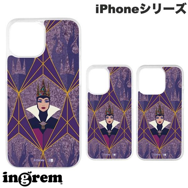 乐天商城 - ［2024］ ingrem iPhone 15 / 14 / 13 / 16 / 16 Pro ディズニー 衝撃吸収 バンパー 白雪姫 女王 動く キラキラ ラメ グリッターケース イングレム プリンセス かわいい おしゃれ 耐衝撃 指紋防止 カメラ保護 傷に強い
