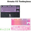 【国内正規品】 Razer Ornata V3 Tenkeyless 英語配列 有線 RGBライティング メカ・メンブレン ゲーミングキーボード レーザー (キ...