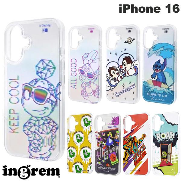 [2024] ingrem iPhone 16 디즈니 / 픽사 피카테루 충격 흡수 범퍼 TPU 소프트 케이스 잉글렘 (스마트폰 케이스·커버) 미키 마우스 미니 마우스 칩&데일 스티치 푸씨 앨리스 버즈 마이크
