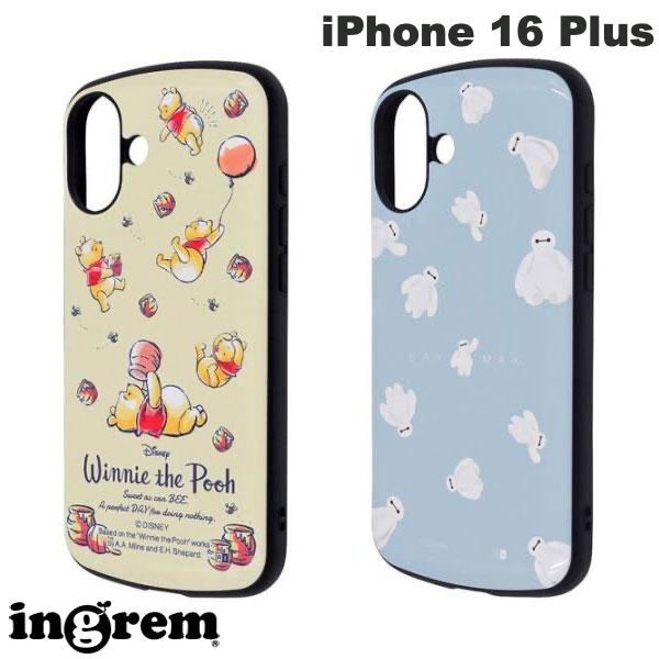 Rakuten - ［2024］ ingrem iPhone 16 Plus ディズニー 超! 保護ケース MiA 衝撃吸収 バンパー ハイブリッドケース イングレム (スマホケース・カバー) キャラクター かわいい