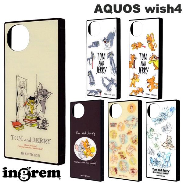 Rakuten - ［2024］ ingrem AQUOS wish4 トムとジェリー ハイブリッドケース KAKU イングレム (アンドロイドスマホケース・カバー) タフィー キャラクター かわいい
