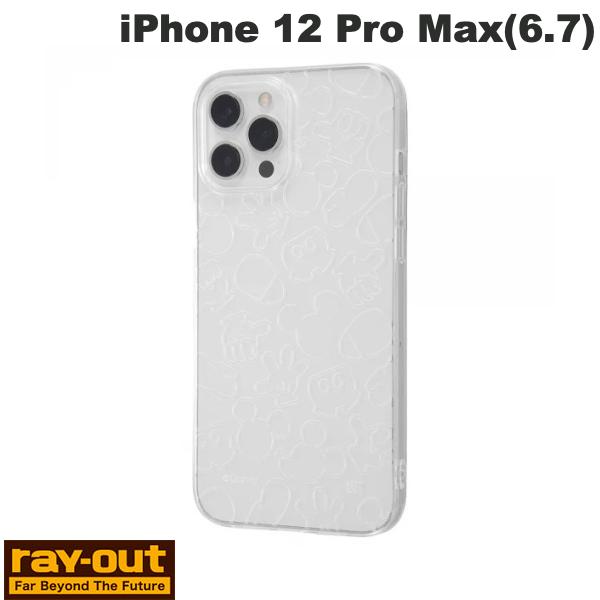 Ray Out iPhone 12 Pro Max 디즈니 캐릭터 TPU 소프트 케이스 반짝이 미키 마우스 # RT-DP28A/MKM 레이아웃 (스마트폰 케이스 커버)