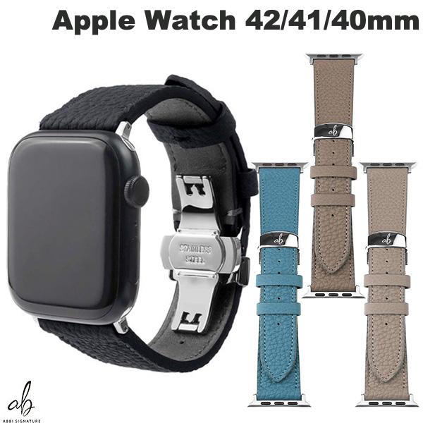 ABBI SIGNATURE Apple Watch 42 / 41 / 40mm シュランケンカーフバンド アビー シグネチャ (アップルウォッチ ベルト バンド) ペリンガー社 肌にやさしい ts0109