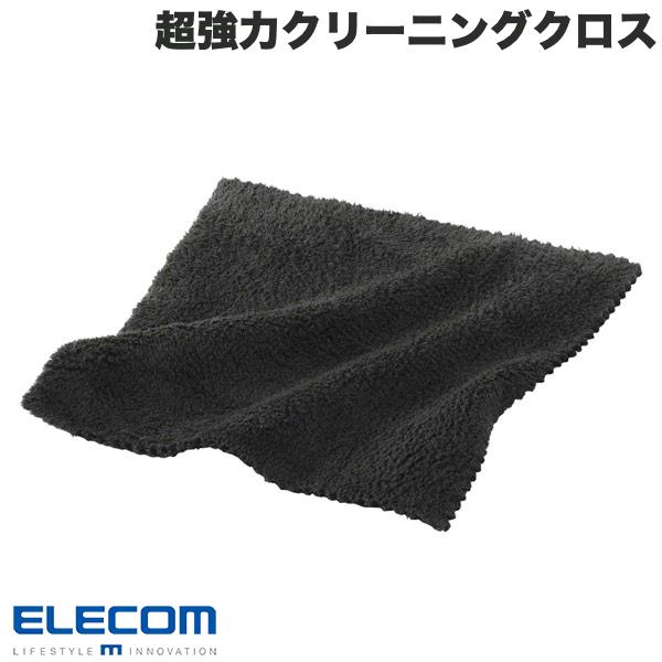 ELECOM エレコム 超強力クリーニングクロス Sサイズ ブラック # KCT-007BK エレコム (クリーニングキット)