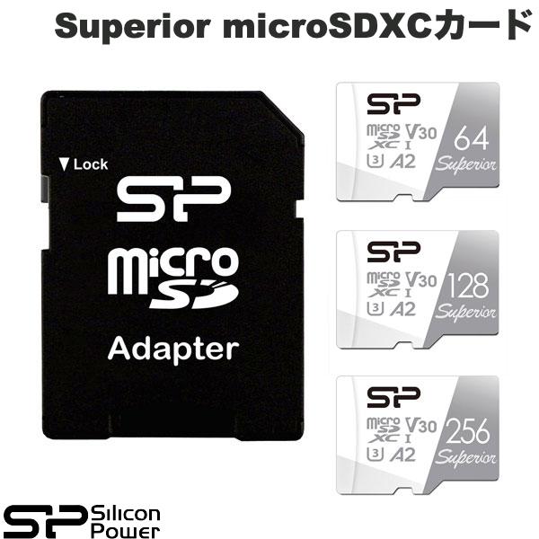 SiliconPower Superior microSDXCカード UHS-I U3 V30 A2 シリコンパワー (メモリーカード)