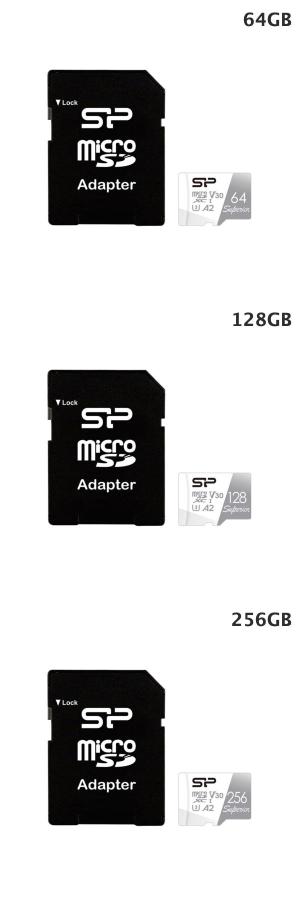 SiliconPower Superior microSDXCカード UHS-I U3 V30 A2 シリコンパワー (メモリーカード)