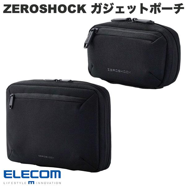 ELECOM エレコム ガジェットポーチ ゼロショック ポリエステル ブラック (バッグ、ケース)