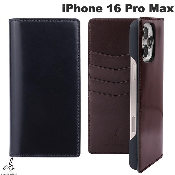 樂天商城 - ［2024］ 【完全受注生産品】ABBI SIGNATURE iPhone 16 Pro Max ROCADO シェルコードバン MagSafe対応ケース アビー シグネチャ (スマホケース・カバー) 手帳型ケース 日本の職人が作る イタリアレザー 希少 馬革 天然皮革 プレゼント