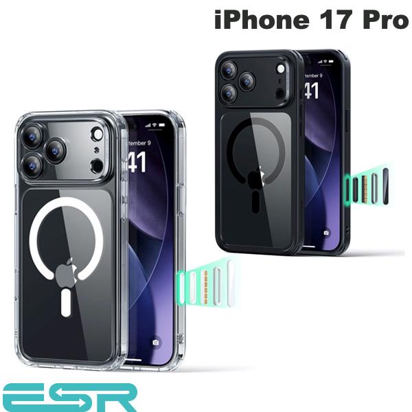 ［2025］ ESR iPhone 17 Pro Classic MagSafe対応 クリアケース (スマホケース・カバー) イーエスアール 透明 耐衝撃 カメラコントロールカバー付き